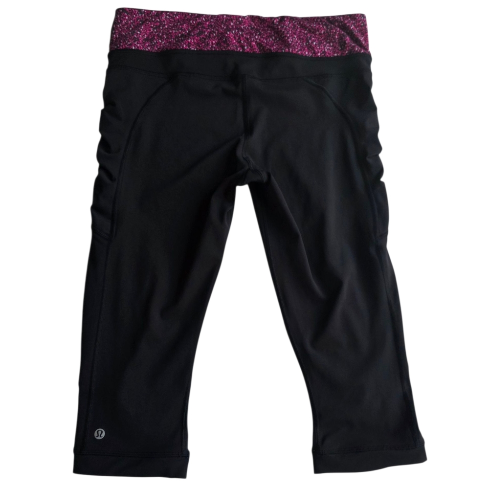 Lululemon Passion Crop Leggings/Tights llI - Picture 2 of 9